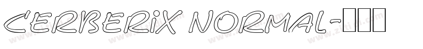 Cerberix Normal字体转换